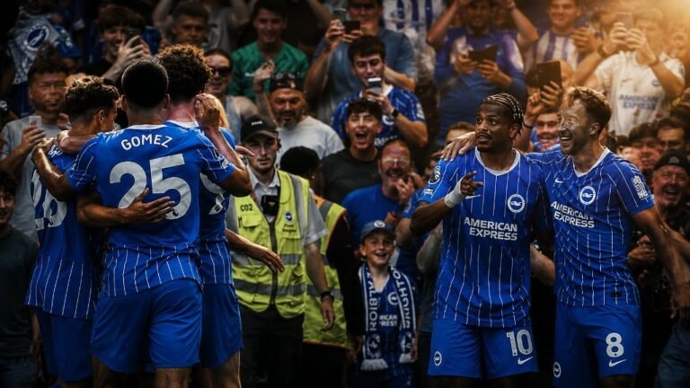 Brighton Puncak, MU & Spurs Terpuruk – EPL Pekan 1 Mengejutkan